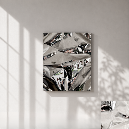 Ballader – eksklusiv håndformet vægkunst i aluminium med moderne refleksioner og skulpturelt udtryk til stilrene og moderne hjem.
