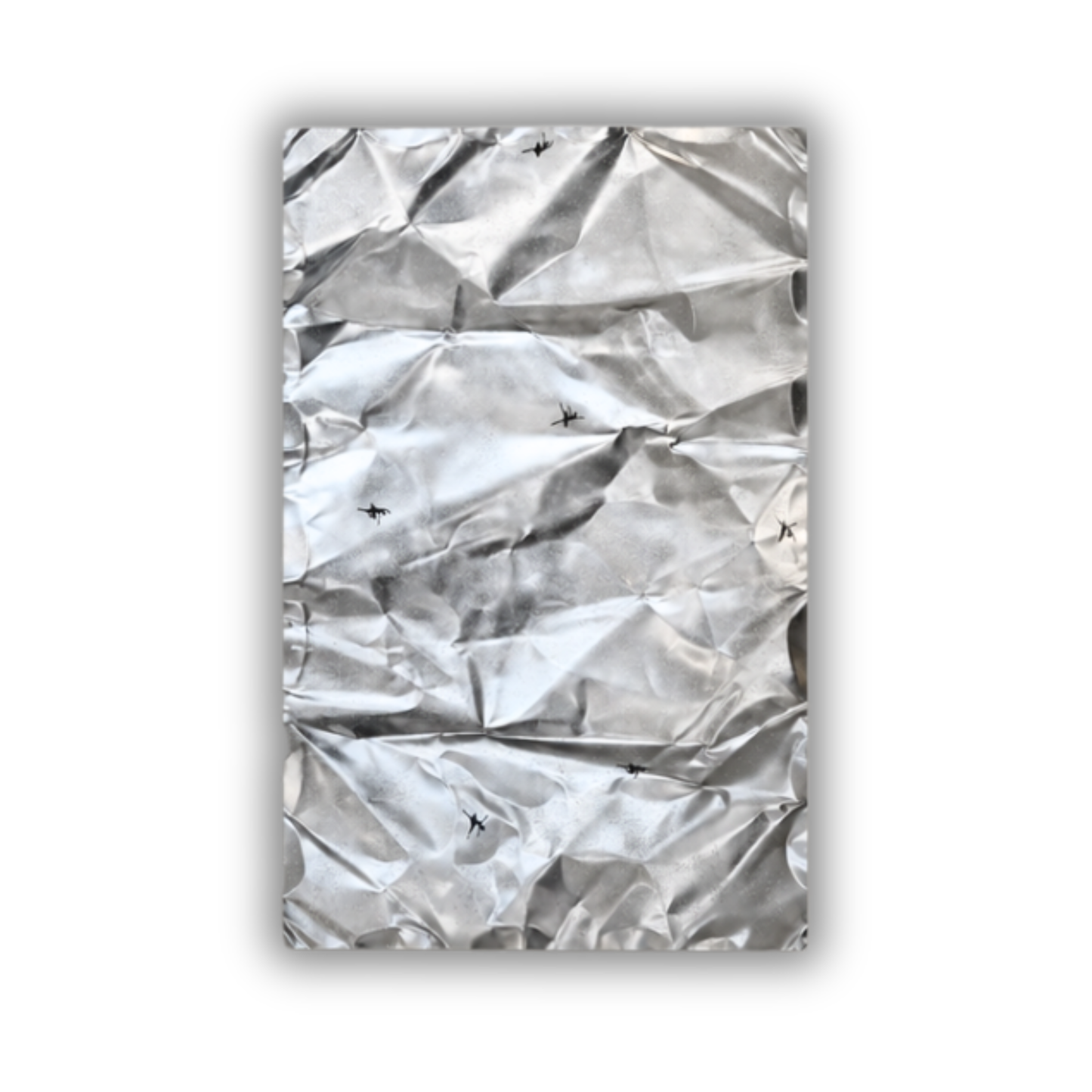 Original håndlavet vægkunst i aluminium med organiske former og elegante ballerinafigurer.